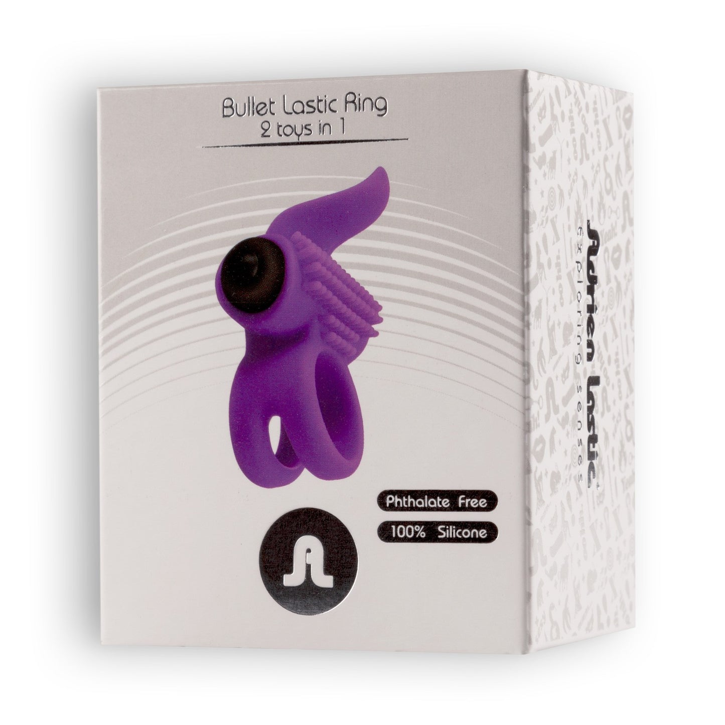 ADRIEN LASTIC - BULLET LASTIC RING COCKRING PURPLE