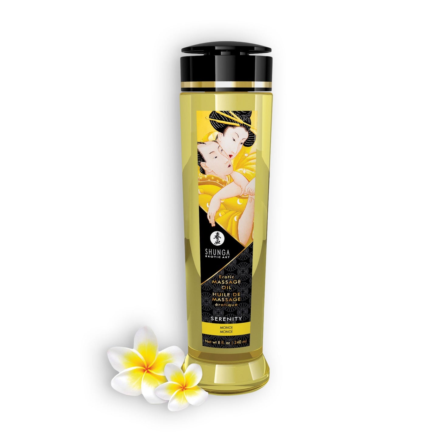 SHUNGA - HUILE DE MASSAGE SÉRÉNITÉ MONOÏ 240ML